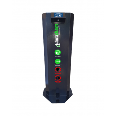 Foot Pedal Sanitizing Stand BLACK