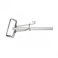 Fan Mop Holder - Spring Clip and Aluminium Handle Fan Mop Holder - Spring Clip and Aluminium Handle